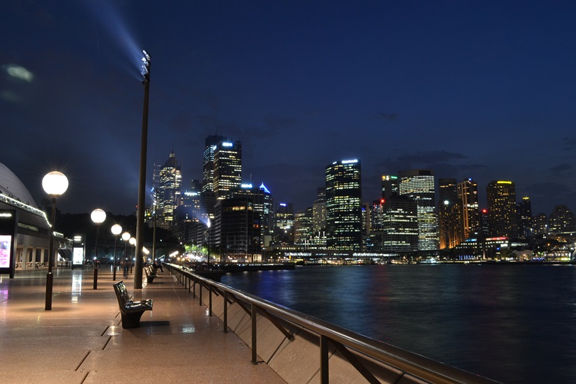 Night Photography At Circular Quay Sydney New South Wales Take